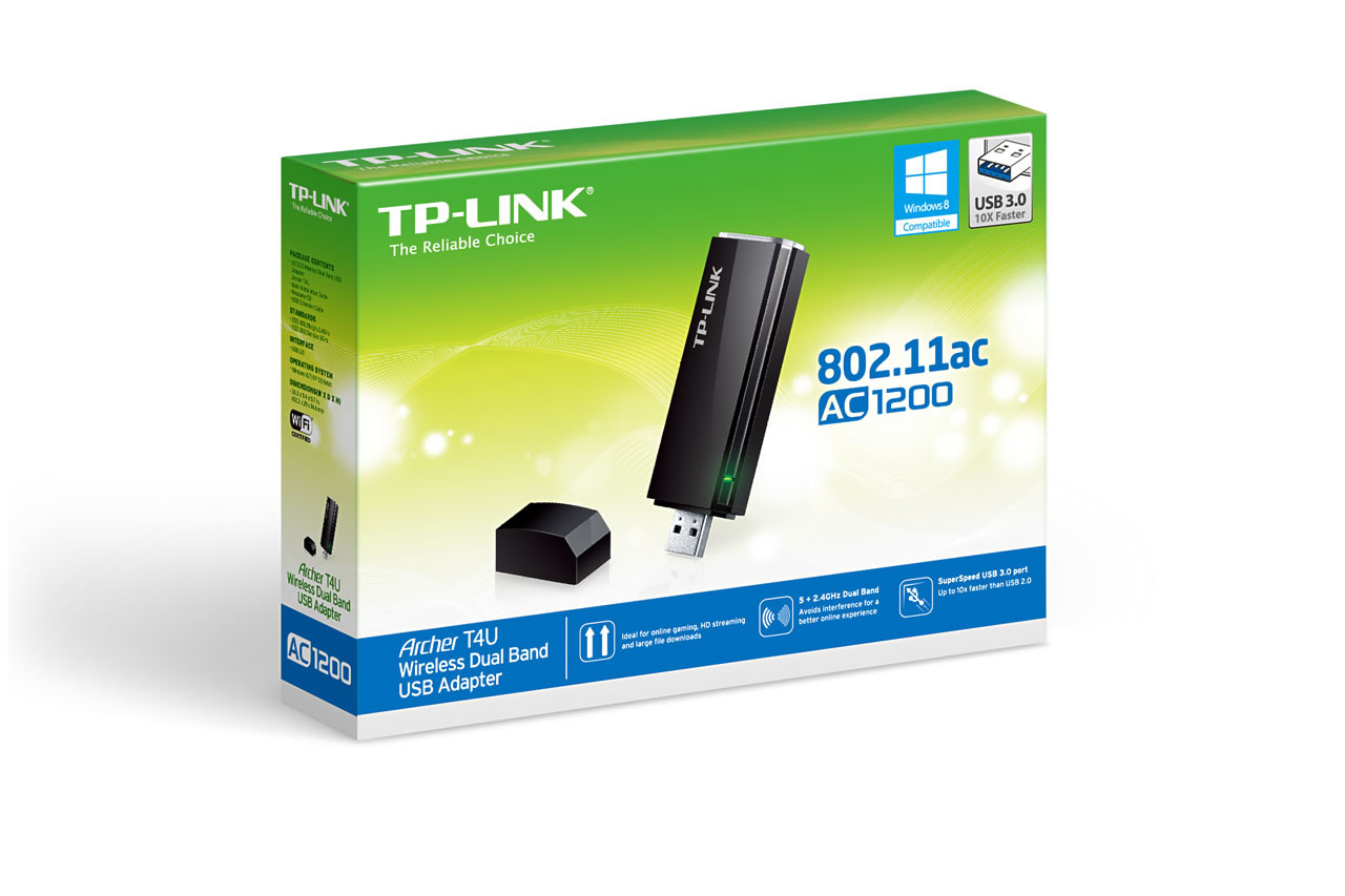 TP-LINK WLAN Dual Band Adapter ARCHERT4U V2.0 AC1300 USB 3.0