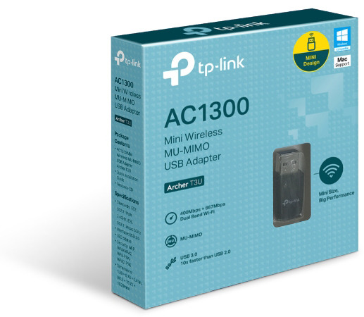 TP-LINK Archer T3U AC1300MB Archer T3U Mini Wi-Fi Adapt. 3.0 USB