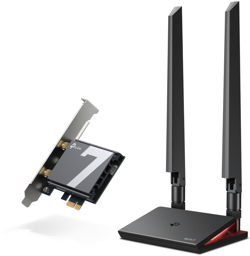 photo TP-LINK TriBand WiFi 7 BT PCI-E Adap. Archer TBE550E BE9300