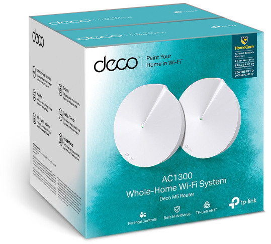 TP-LINK Deco M5(2-Pack) Deco M5(2-Pack) AC1300 WHM WiFi System