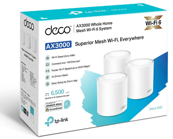 TP-LINK Deco X50(3-pack) Deco X50(3-pack) AX3000 WHM WiFi 6 System