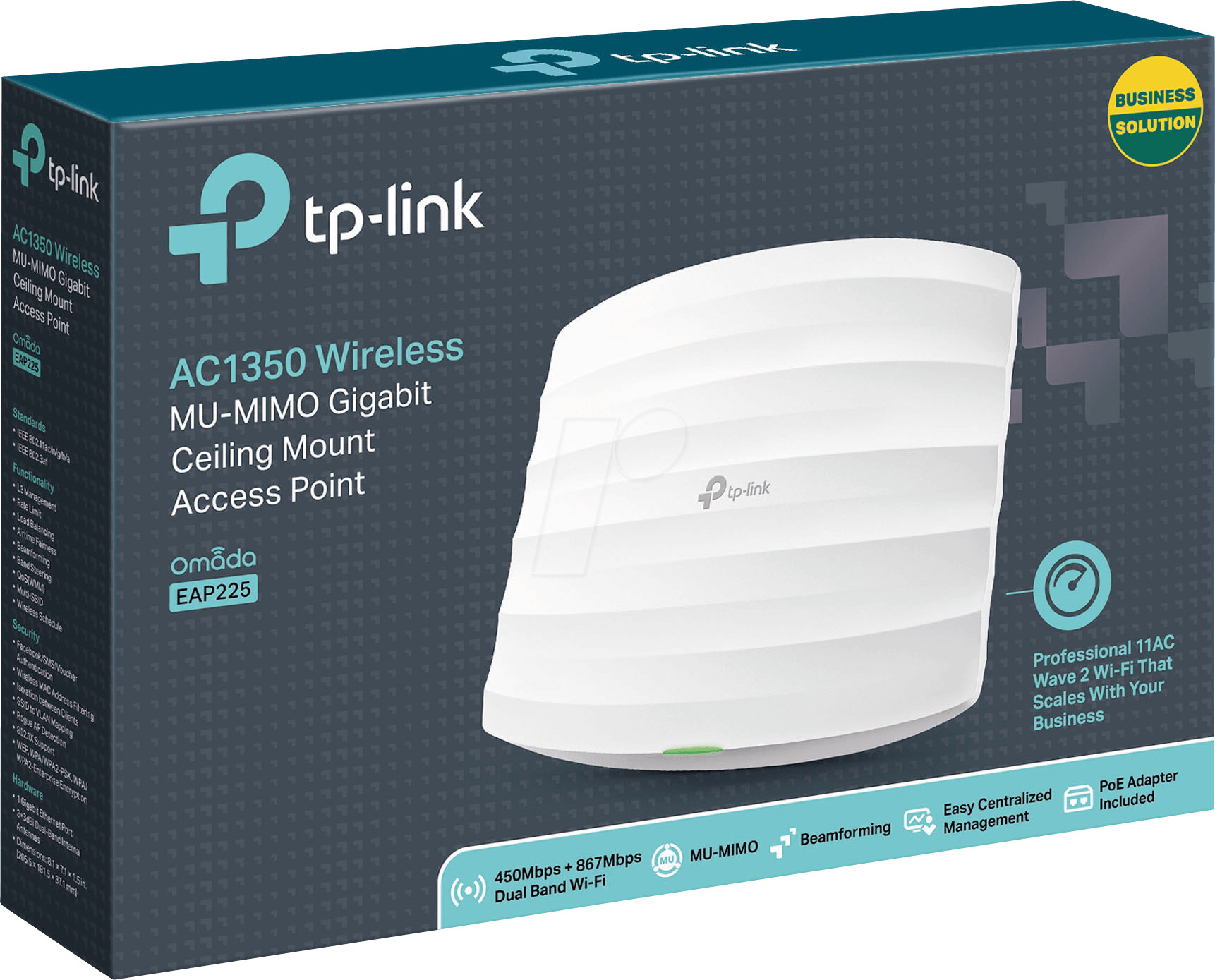 TP-LINK Access Point AC1350 WLAN EAP225 Dual Band Gigabit