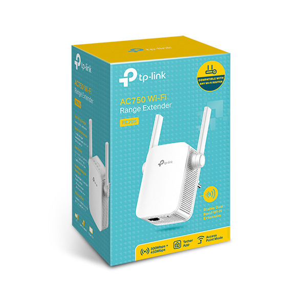 TP-LINK Dual Band Wi-Fi Extention RE205 AC750