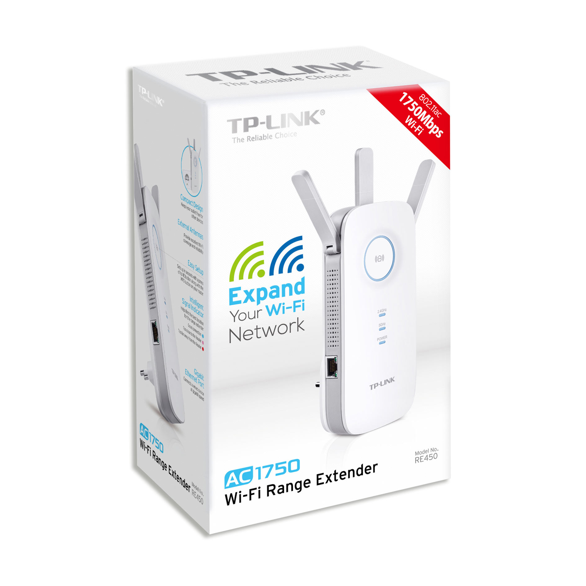 TP-LINK Dual Band WLAN Repeater RE450 AC1750 AC1750
