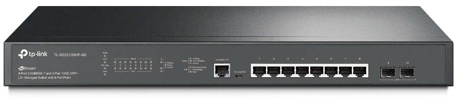 TP-LINK TL-SG3210XHP-M2 SG3210XHP-M2 JS 8Port 2.5 GB & 2Port 10GE
