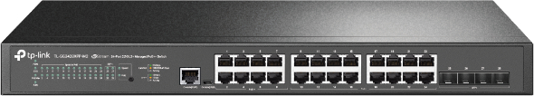 TP-LINK JetStream 24-Port 2.5Gb, 10GE SG3428XPP-M2 Managed Switch mit PoE+&PoE++