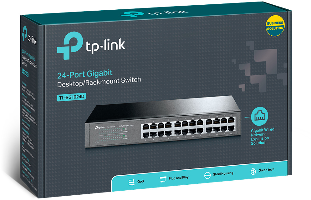 TP-LINK TL-SG1024D TL-SG1024D 24-Port Gigabit ECO-Switch