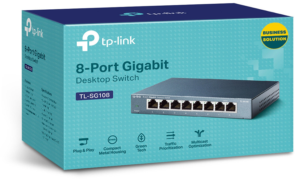 TP-LINK Multi-Gigabit Desktop Switch TL-SG105-M2 5-Port 2.5G