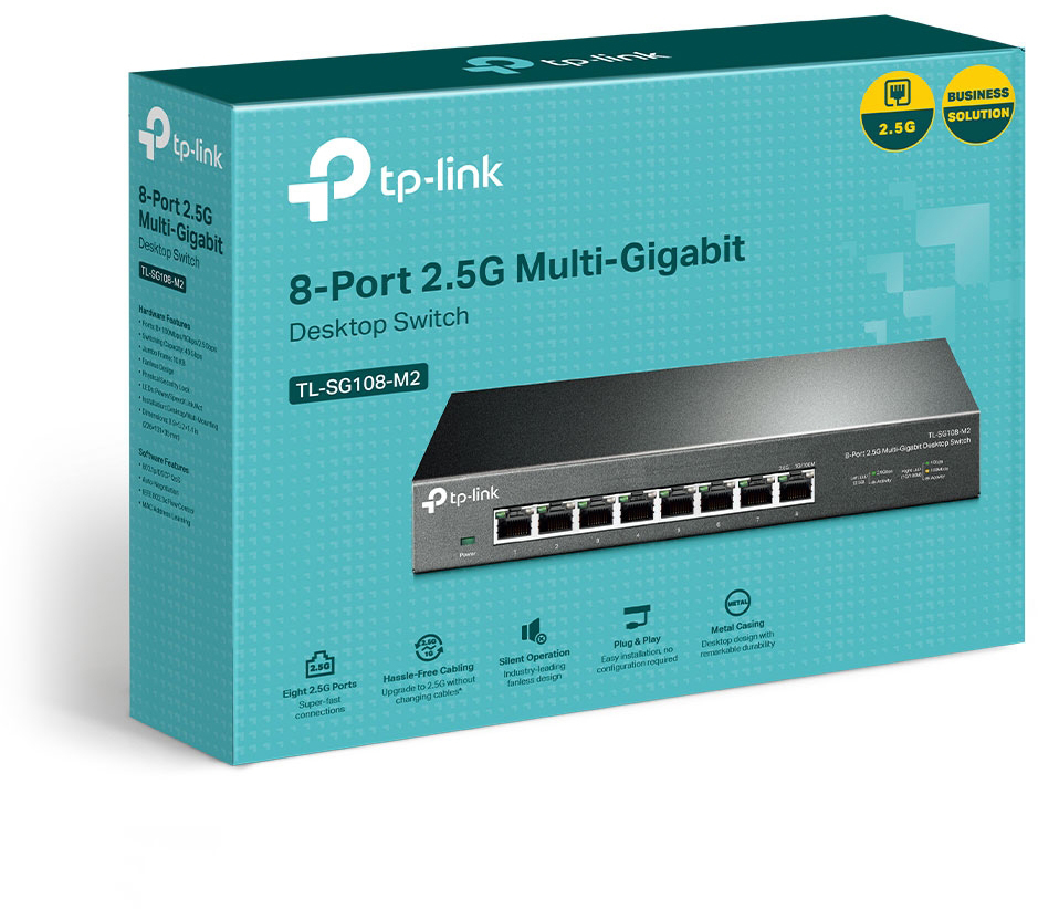 TP-LINK TL-SG108-M2 TL-SG108-M2 8-Port 2.5G Multi-GB Switch
