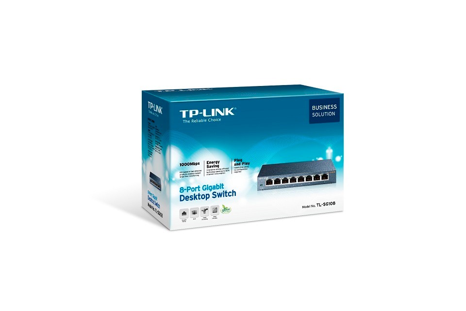 TP-LINK PoE Smart Switch TL-SG108PE 8-Port