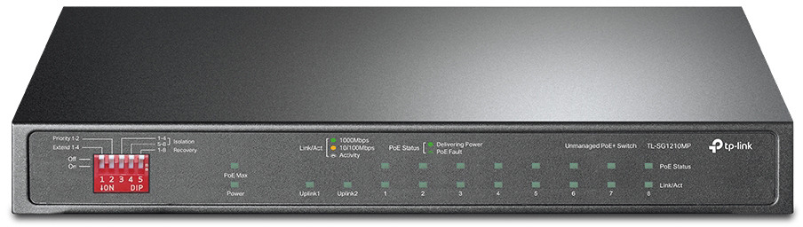 TP-LINK TL-SG1210MP TL-SG1210MP 10-Port GB Switch 8-Port PoE+
