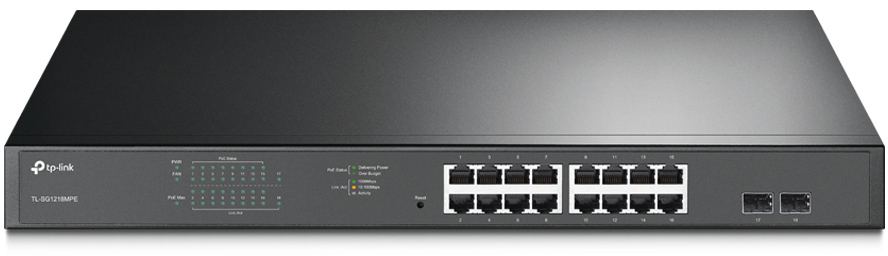 photo TP-LINK TL-SG1218MPE TL-SG1218MPE 18-Port GB Smart Sw. 16 PoE+