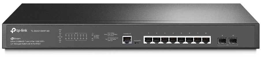 TP-LINK TL-SG3210XHP-M2 TL-SG3210XHP-M2 JS 8Port 2.5 GB & 2Port 10GE