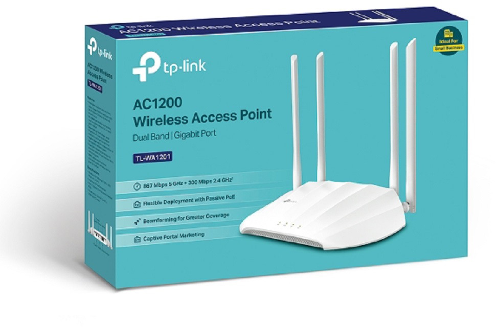 TP-LINK AC1200 Wi-Fi Access Point TL-WA1201 Dual-Band