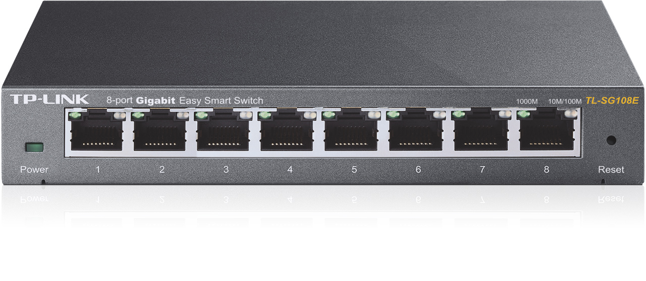 photo TP-LINK 8-Port Gigabit Smart Switch TLSG108E