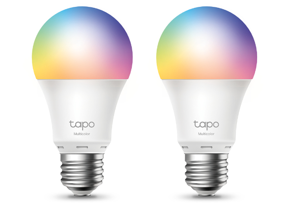 TP-LINK Leuchtmittel LED E27 2-Pack Tapo L530E(2-pack) Wifi, dimmbar, Mulitcolor
