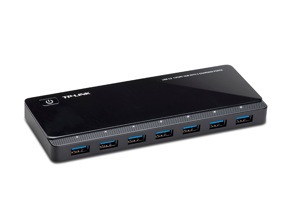 photo TP-LINK 7 Port USB 3.0 Hub UH720 (2.4A) 2 Ports