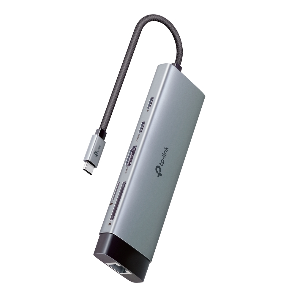 photo TP-LINK USB-C 9-Port Hub UH9120C HDMI 4K,USB-A&C,PD,RJ45,SD