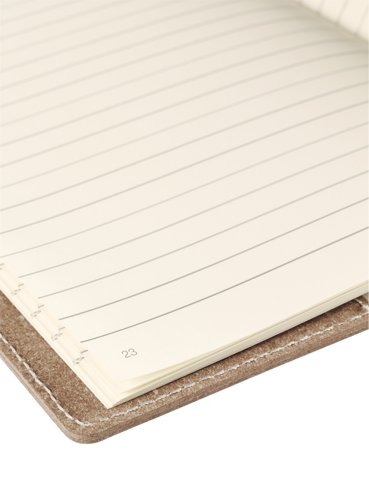 TRANSOTYPE senseBook FLAP A4 75010401 ligné, L, 135 feuilles beige