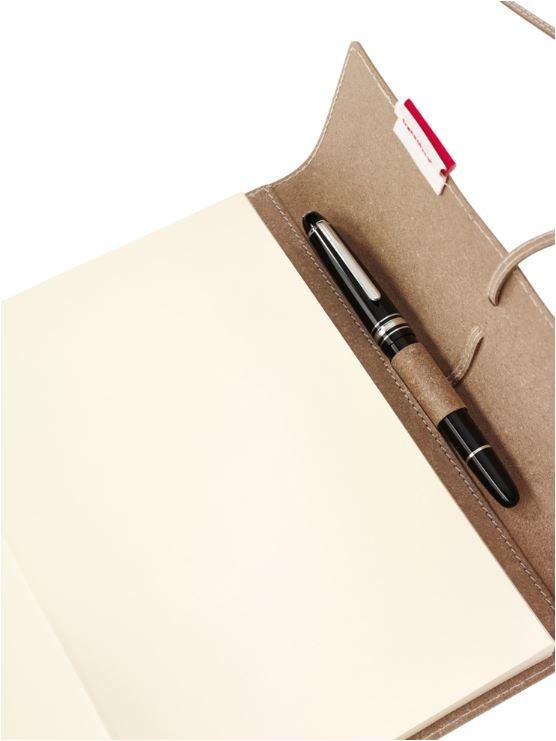 TRANSOTYPE senseBook FLAP A4 75010401 ligné, L, 135 feuilles beige
