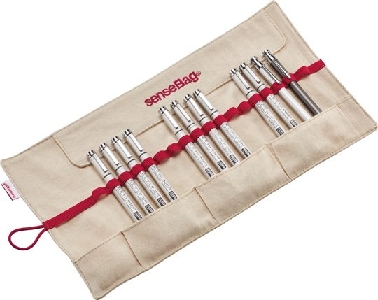 TRANSOTYPE senseBag roll-up pencil case 76038018 creme 375x200mm creme 375x200mm
