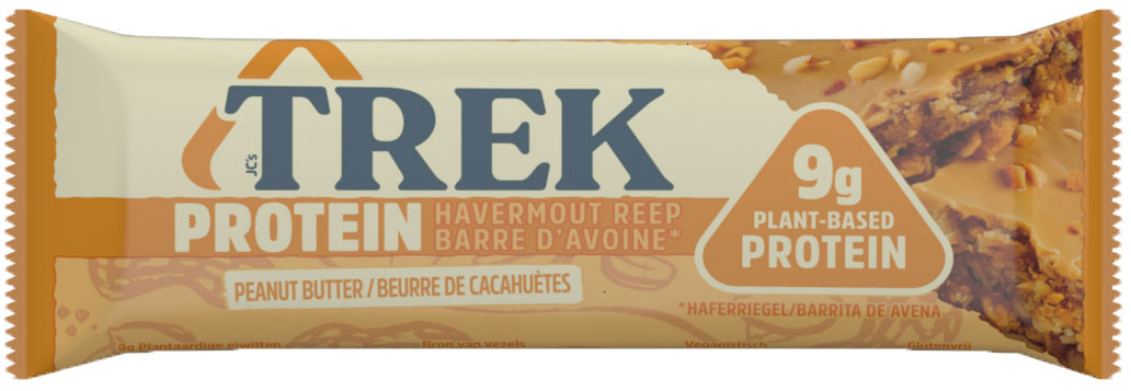 TREK Barres d'avoine protéinées 13548 16 pcs. Peanut Butter