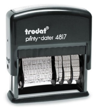 photo TRODAT Dateur Printy D 1694817B/S Dater 4817