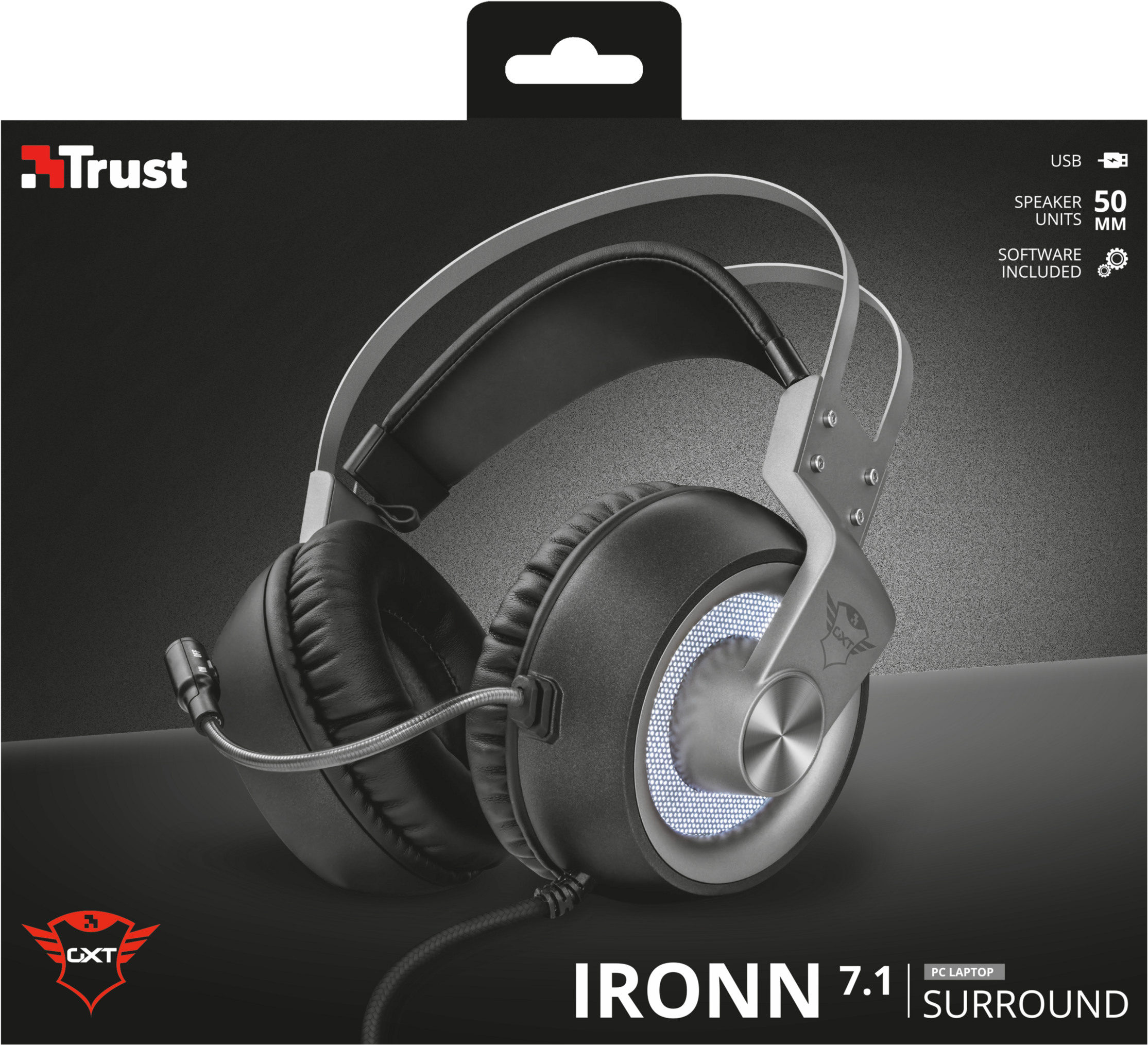 TRUST GXT 435 Ironn Gaming Headset 23211 black