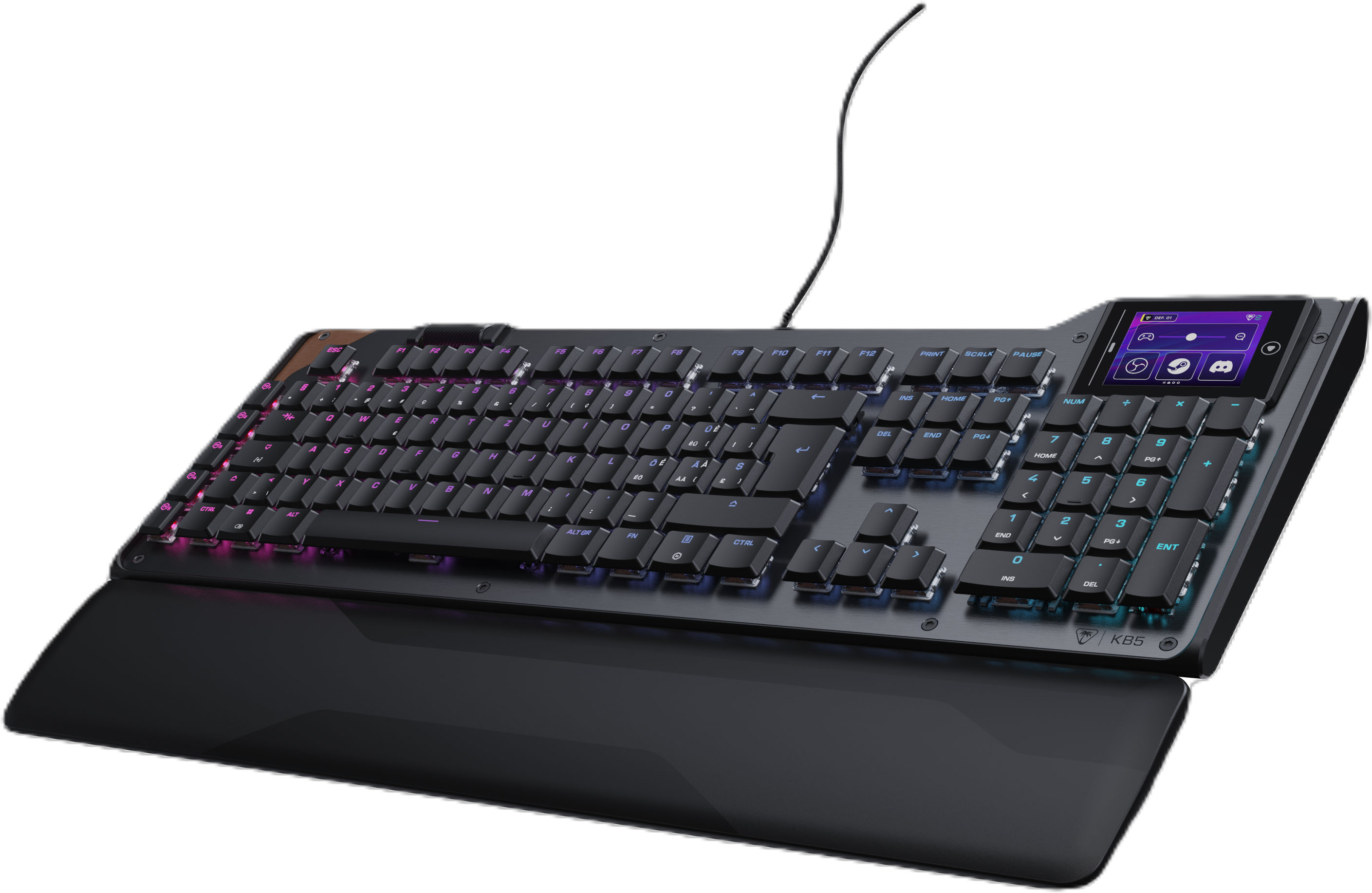 photo TURTLE BEACH Command Series Keyboard TBK-1005-02-CH KB5,PC, Black,CH