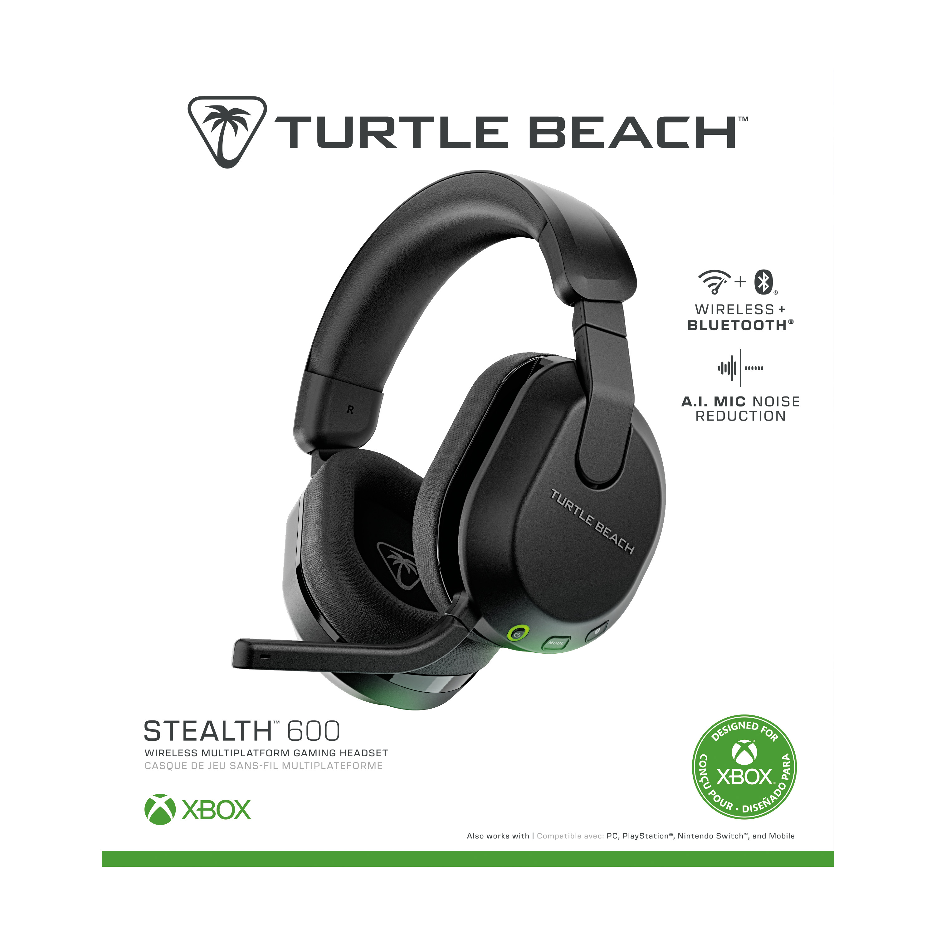 TURTLE BEACH Stealth 600 GEN3, Black TBS-2102-05 Wireless Headset for XB