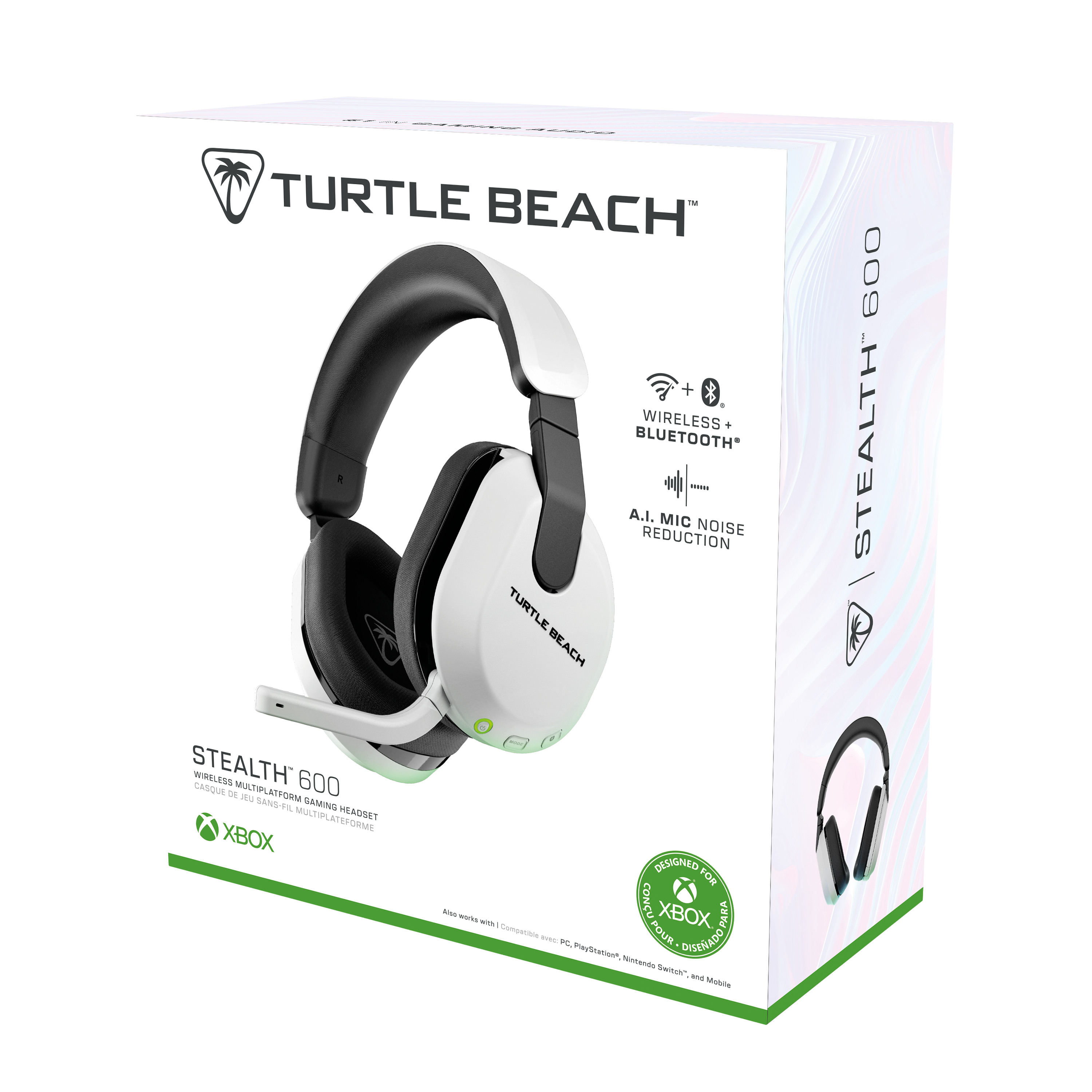 TURTLE BEACH Stealth 600 GEN3, White TBS-2102-15 Wireless Headset for XB