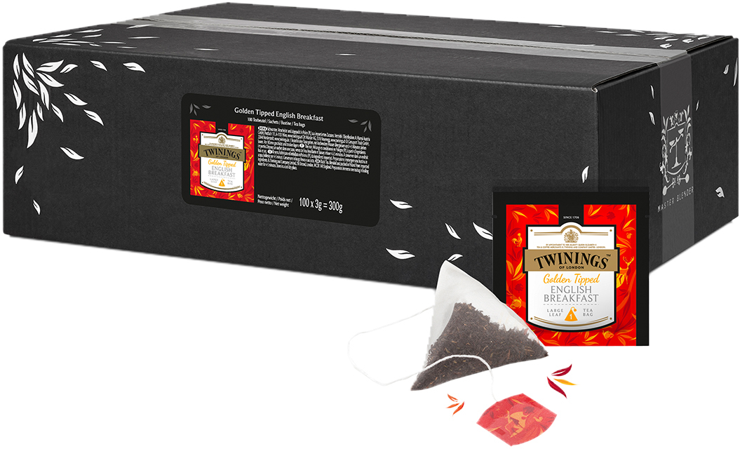 photo TWININGS Golden English Breakfast 100015074 Pyramide 3g, 100 pcs.