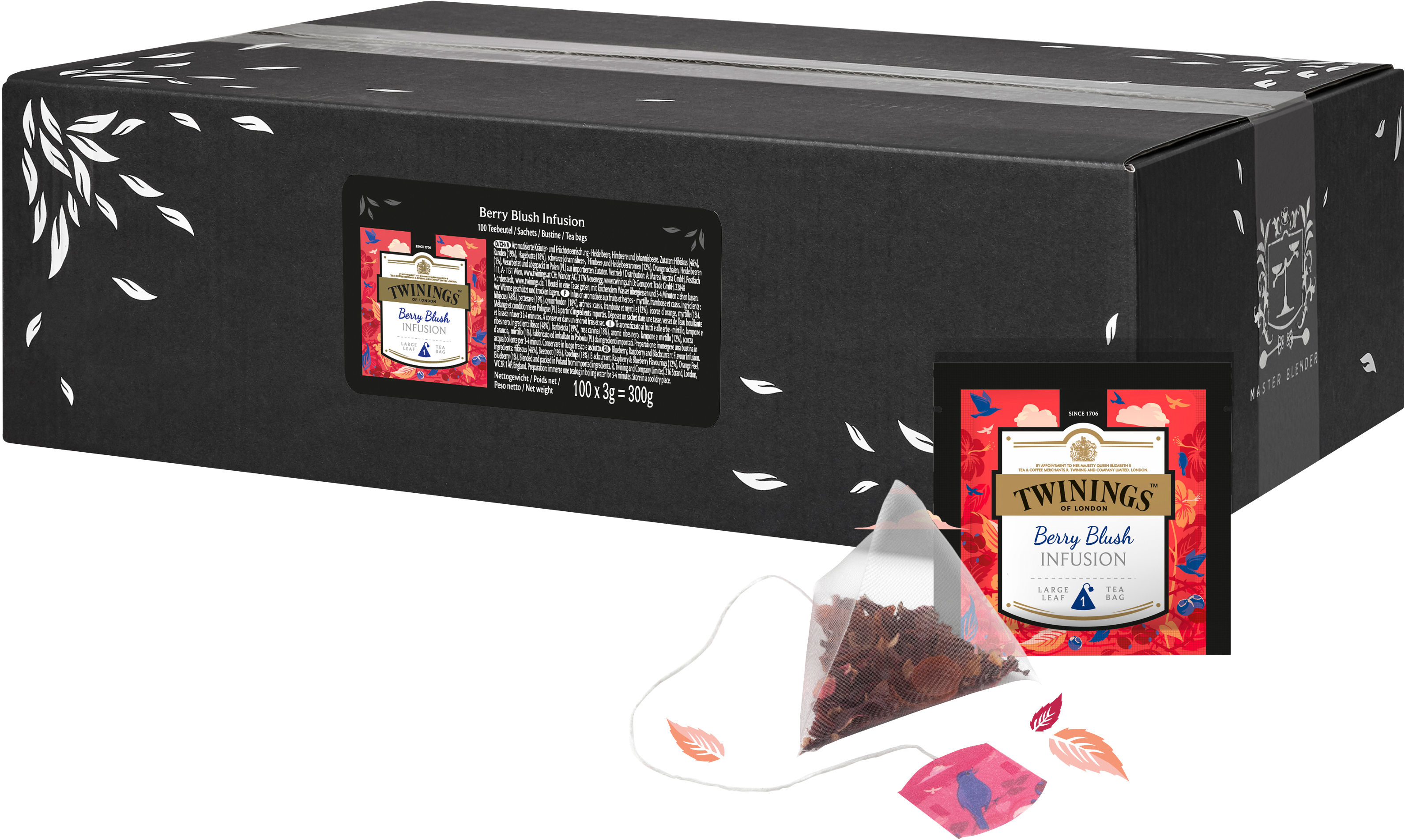 photo TWININGS Berry Blush Infusion 100016920 Pyramide 2.5g, 100 pcs.