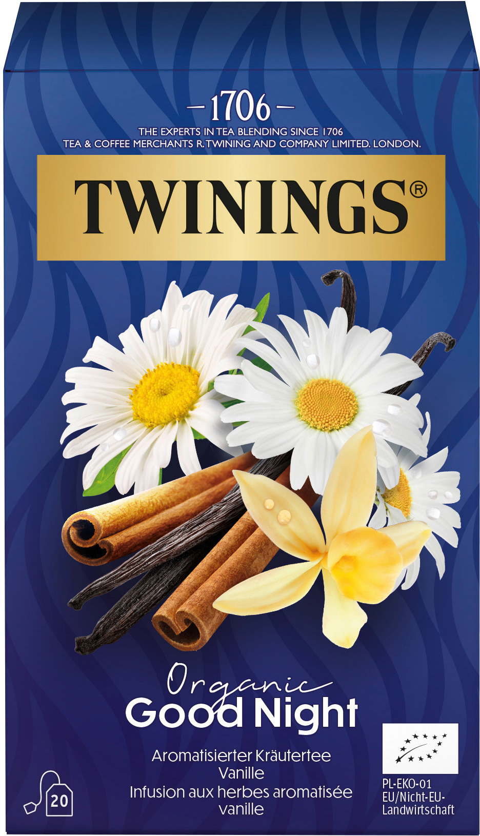 photo TWININGS Bio Bonne Nuit 100017268 Sachets 1.7g, 20 pcs.