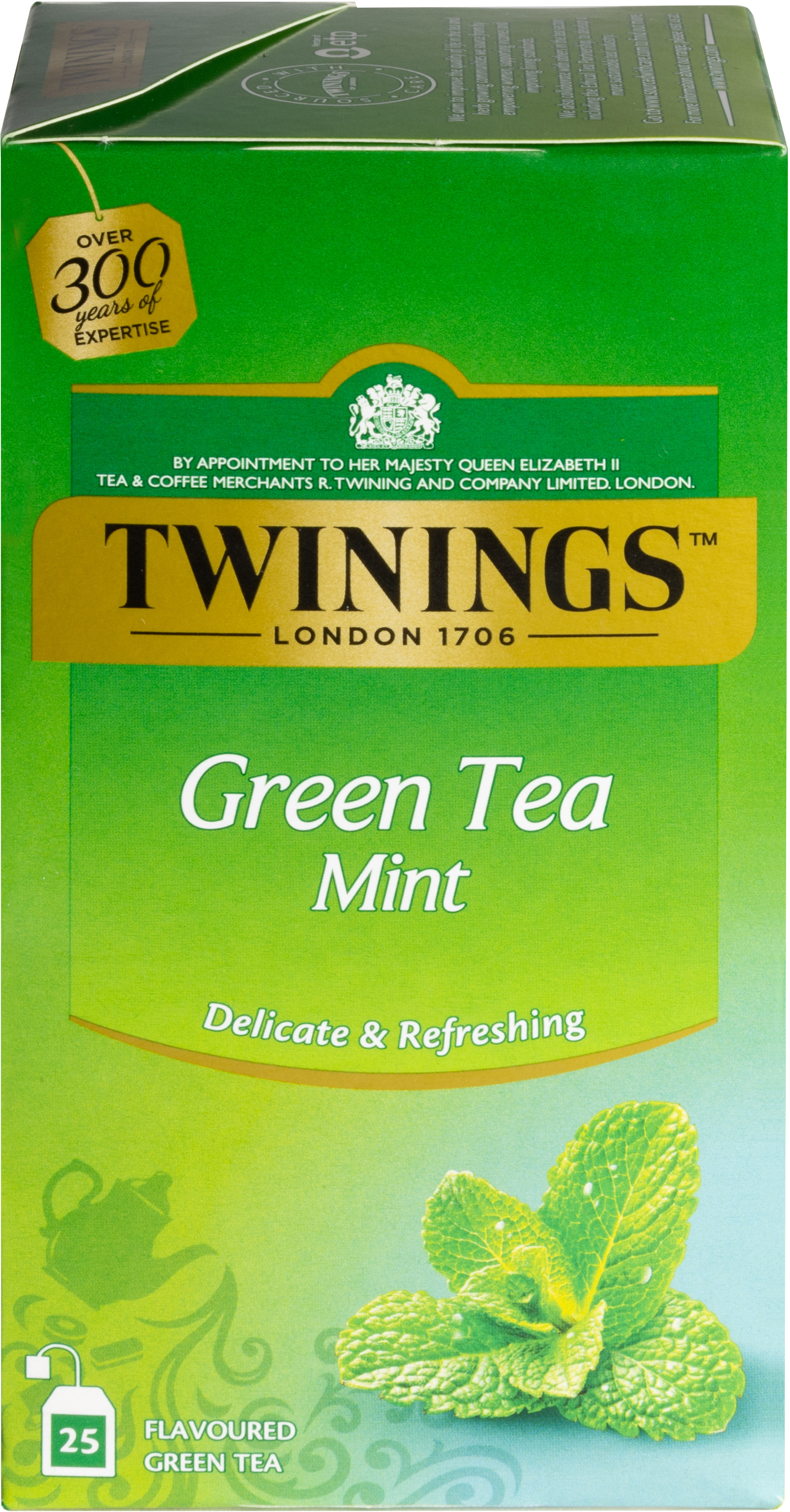 photo TWININGS Green Tea Mint 100017819 Sachets 1.5g, 25 pcs.