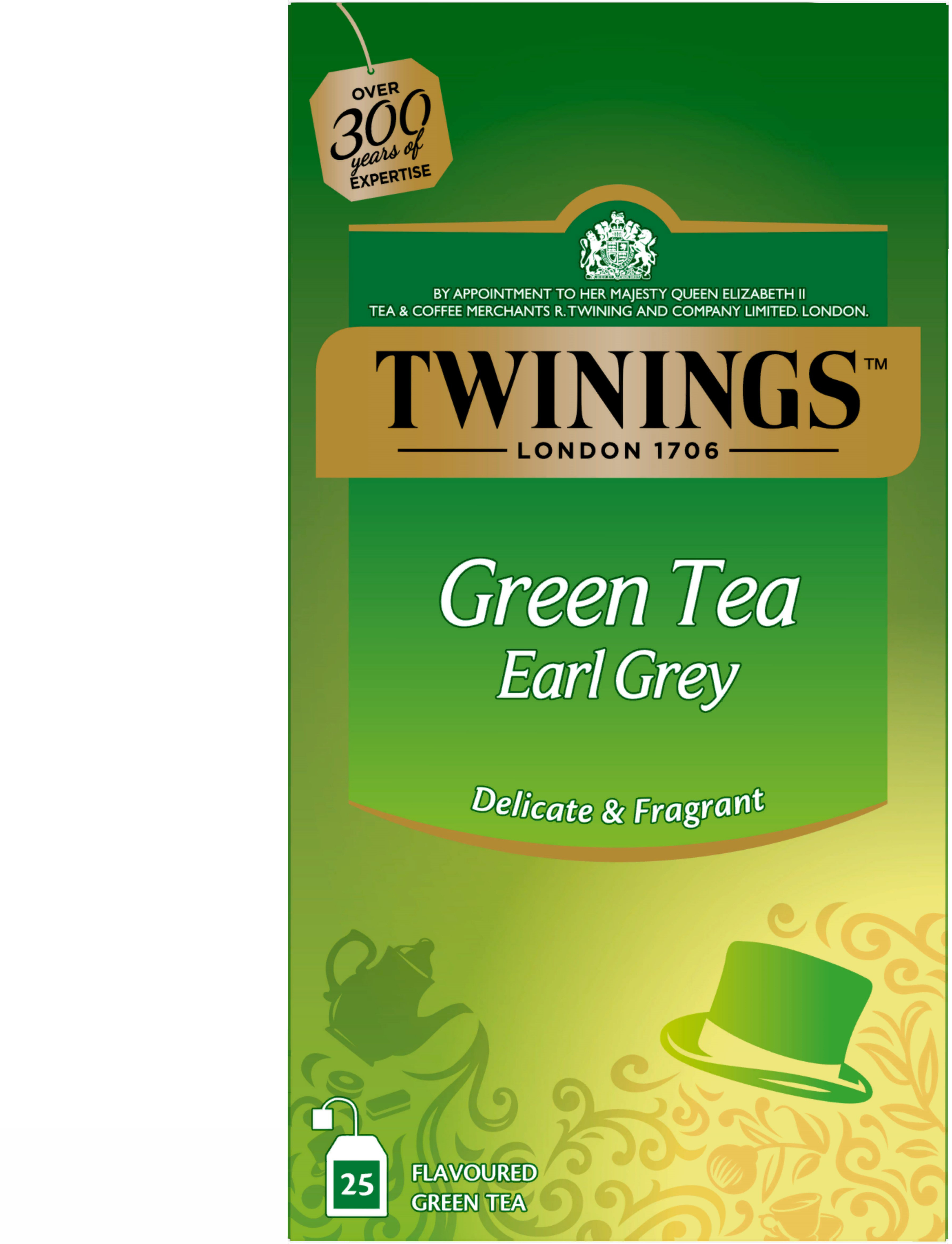 photo TWININGS Green Earl Grey 100017851 Sachets 1.6g, 25 pcs.