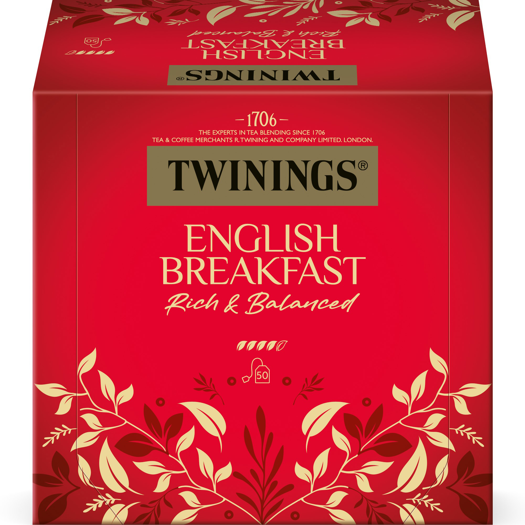 photo TWININGS English Breakfast 100017994 Sachets 2g, 50 pcs.