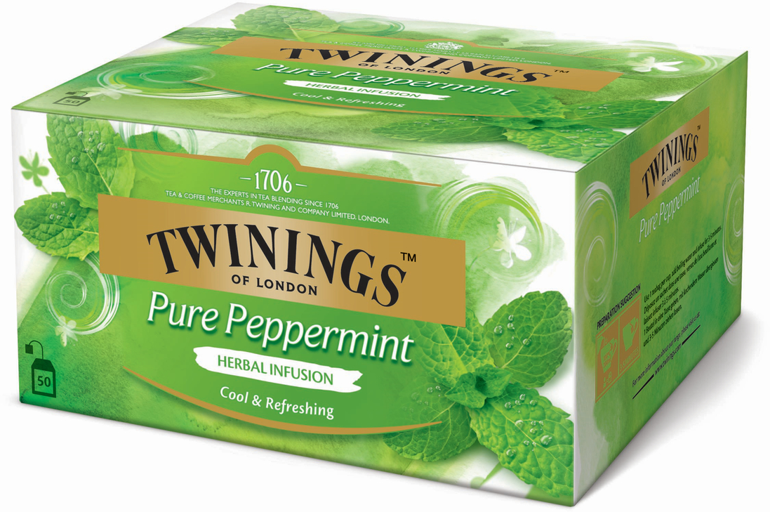 photo TWININGS Thé Pfefferminze 166080 50 sachets
