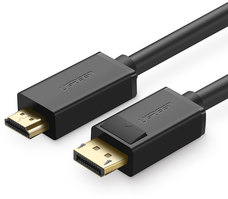 UGREEN Cable DP Male to HDMI Male 10239 1.5m, Black