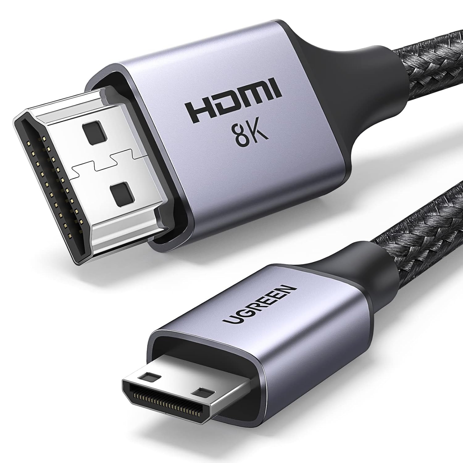 photo UGREEN Cable Mini HDMI to HDMI 8K 15515 2m,Black,BB