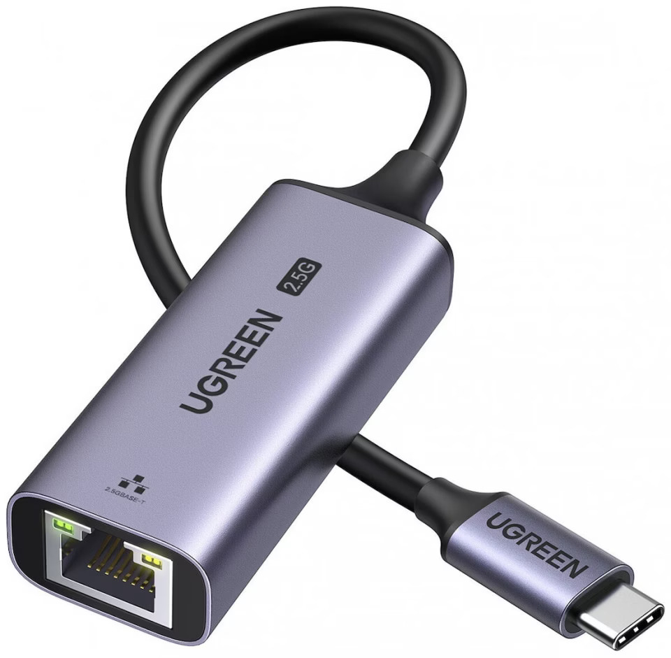 photo UGREEN Ethernet Adapter 2.5G 25052 USB-C 3.0 to RJ45