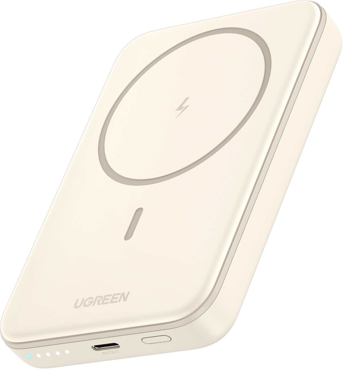 UGREEN Magnetic Power Bank 10000mAh 25208 20W,Wireless , Beige