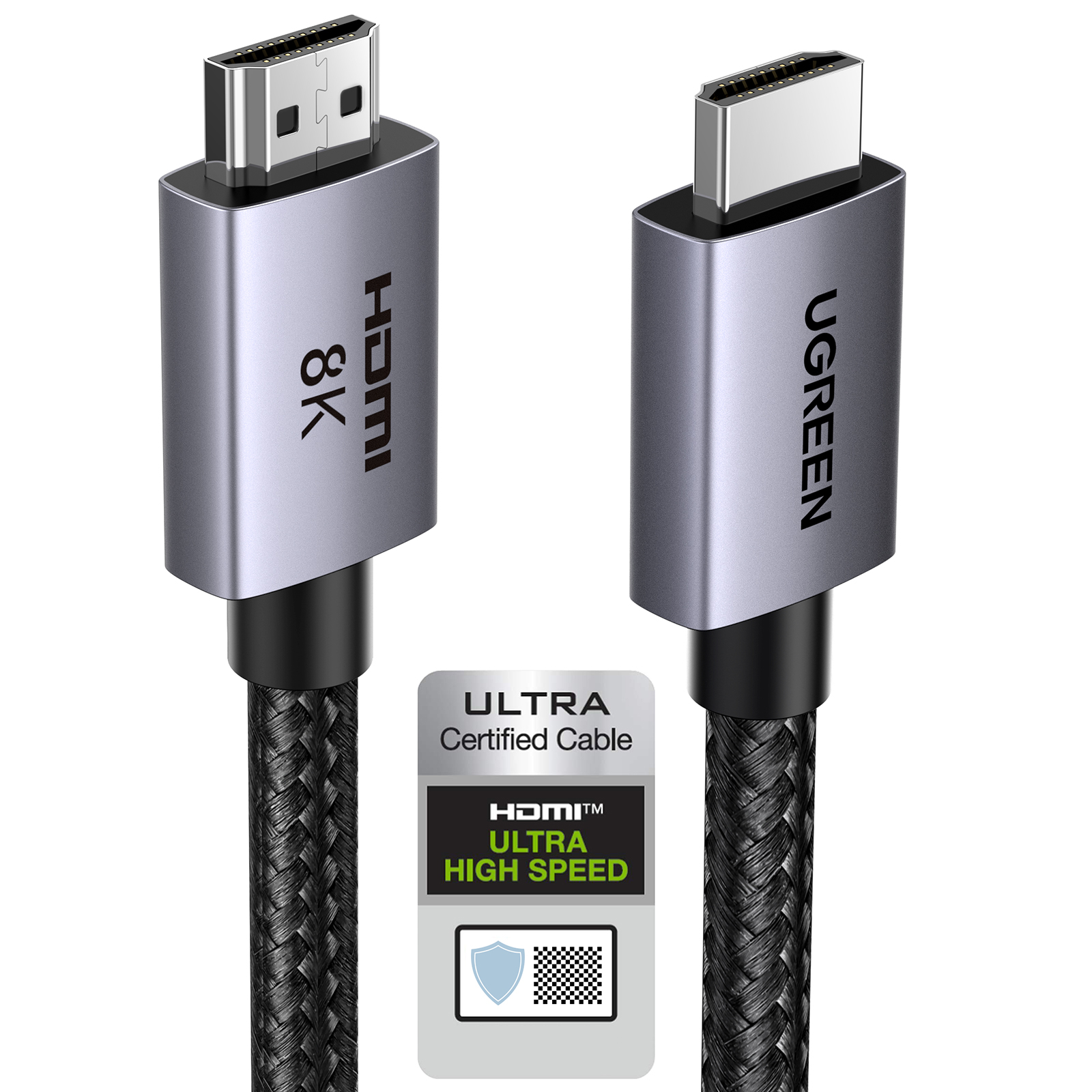 photo UGREEN Cable HDMI 8K 25908 Black, 1m