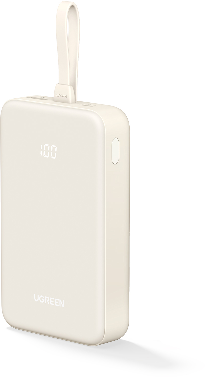 photo UGREEN Nexode Power Bank 20000mAh 35340 20W,PD, Built-in USB-C Cable