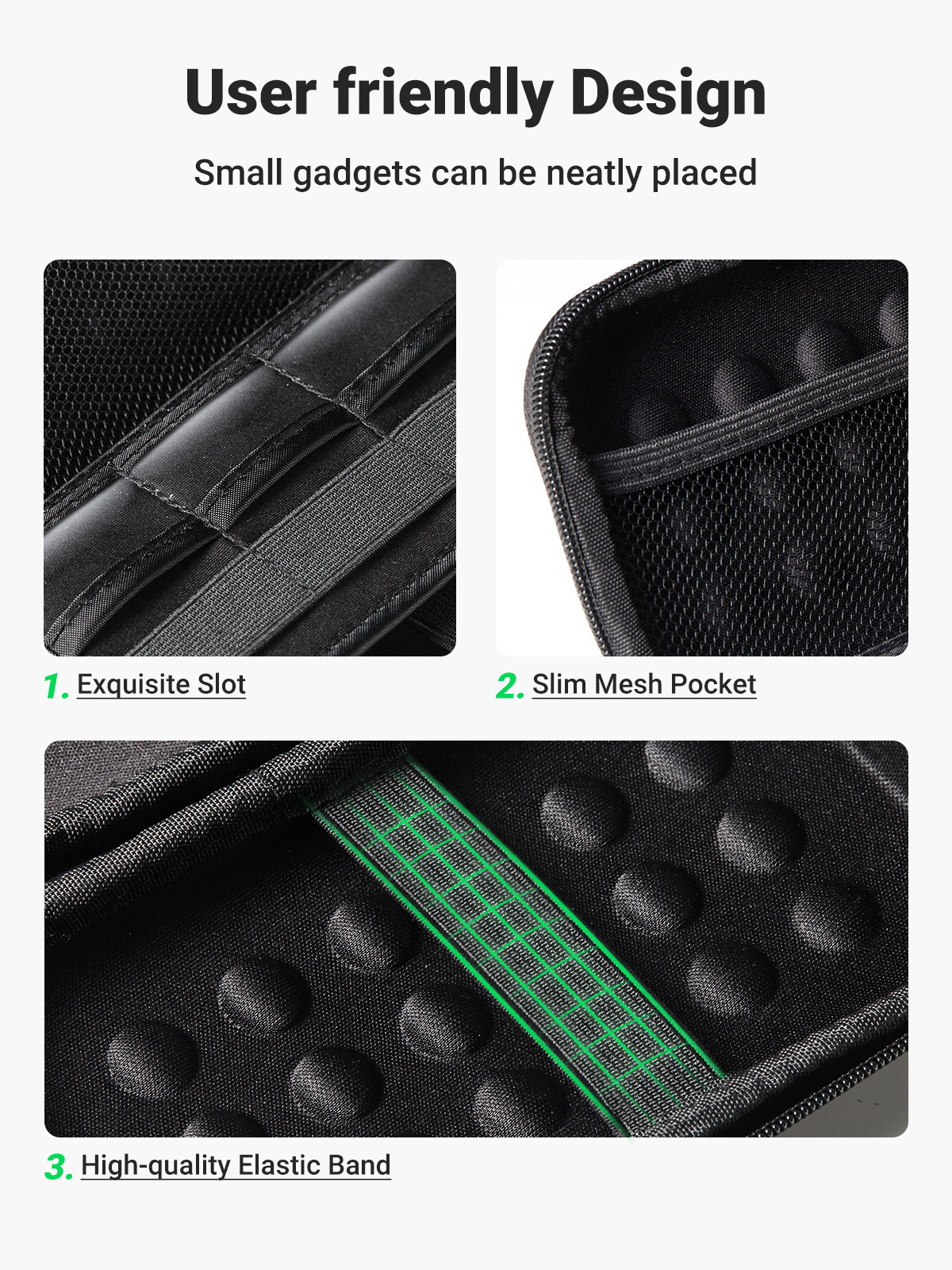 UGREEN Multi-functional Storage Bag 40707 Hard Disk&Access.smale size
