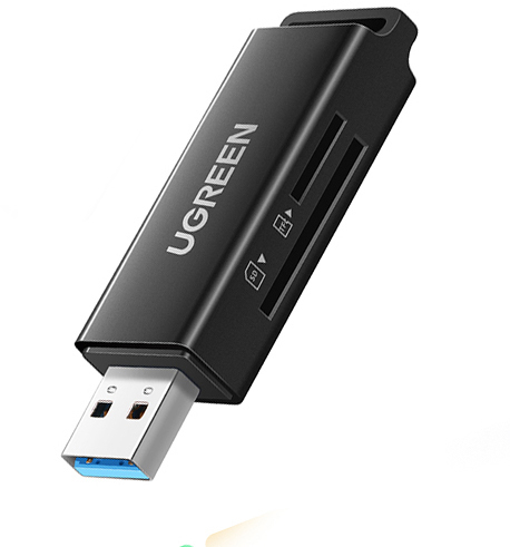 photo UGREEN Card Reader USB-A 3.0 40752 SD,TF, BB