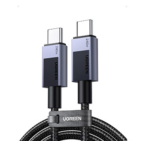 photo UGREEN Cable USB-C to USB-C, 240W 45068 PD,2m,Fast Charging,Gray