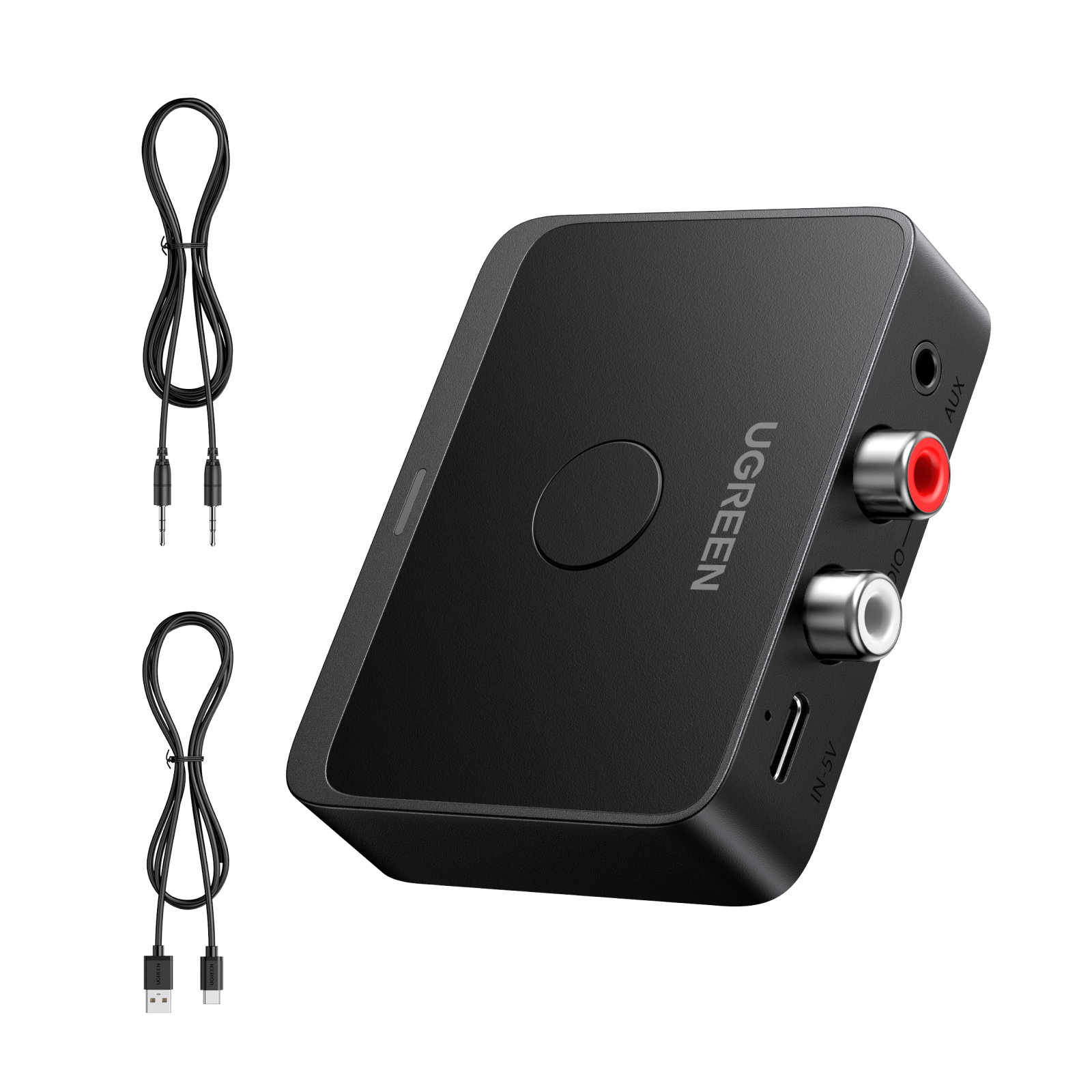 photo UGREEN Receiver Audio Adapter, BT 55545 3.5 mm and 2RCA Adapter