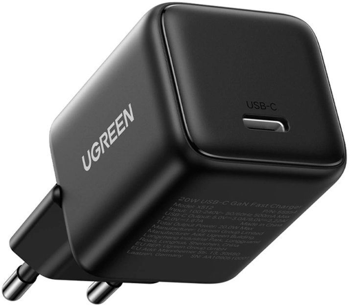 photo UGREEN Fast Charger USB-C 30W GaN 65007 Black