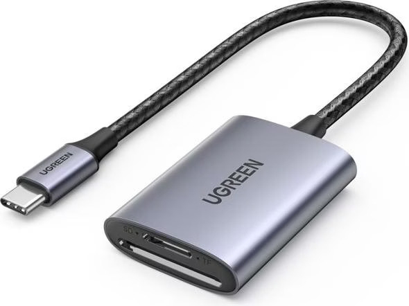 photo UGREEN Memory Card Reader 80888B USB-C to SD/TFAlu Case
